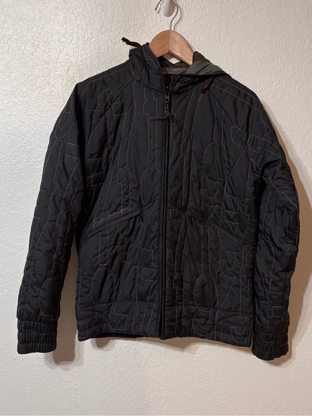 Salomon 1947 Hooded Quilted Insulated Jacket Small